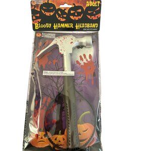 Bloody Hammer Headband Halloween Accessory Prop Adult One Size Fits Most New